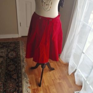Vintage Isaac Mizrahi for Target Red Skirt
